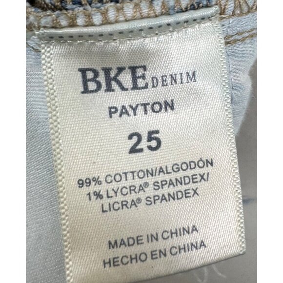 Buckle BKE Payton boho distressed low rise denim shorts sz 25 - Picture 8 of 8